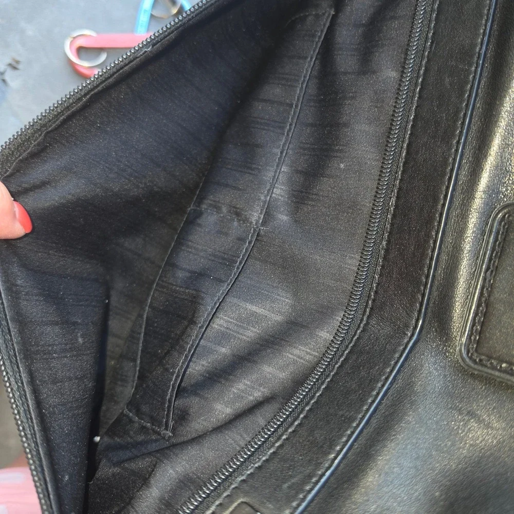 Tumi alpha leather